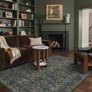 【Deals For You Days】GENIMO Home Rug – Soft, Non-Slip, Pet Friendly, Machine Washable Carpet, Ideal Area Rug for Living Room, Bedroom, Kitchen, Hallway Floor Decor ,ARC006-CASTLE GARDEN