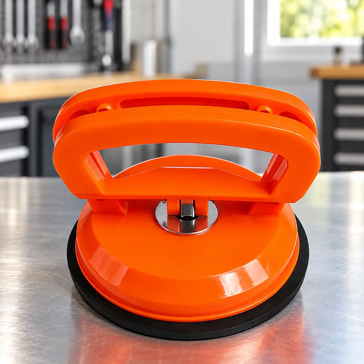 High Suction Dent Puller Suction Cup - Heavy-Duty Panel Lifter for Car Dent Repair, Tile Installation & Furniture Handling