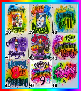 Airbrushed Custom T-shirt - CHOOSE YOUR DESIGN #