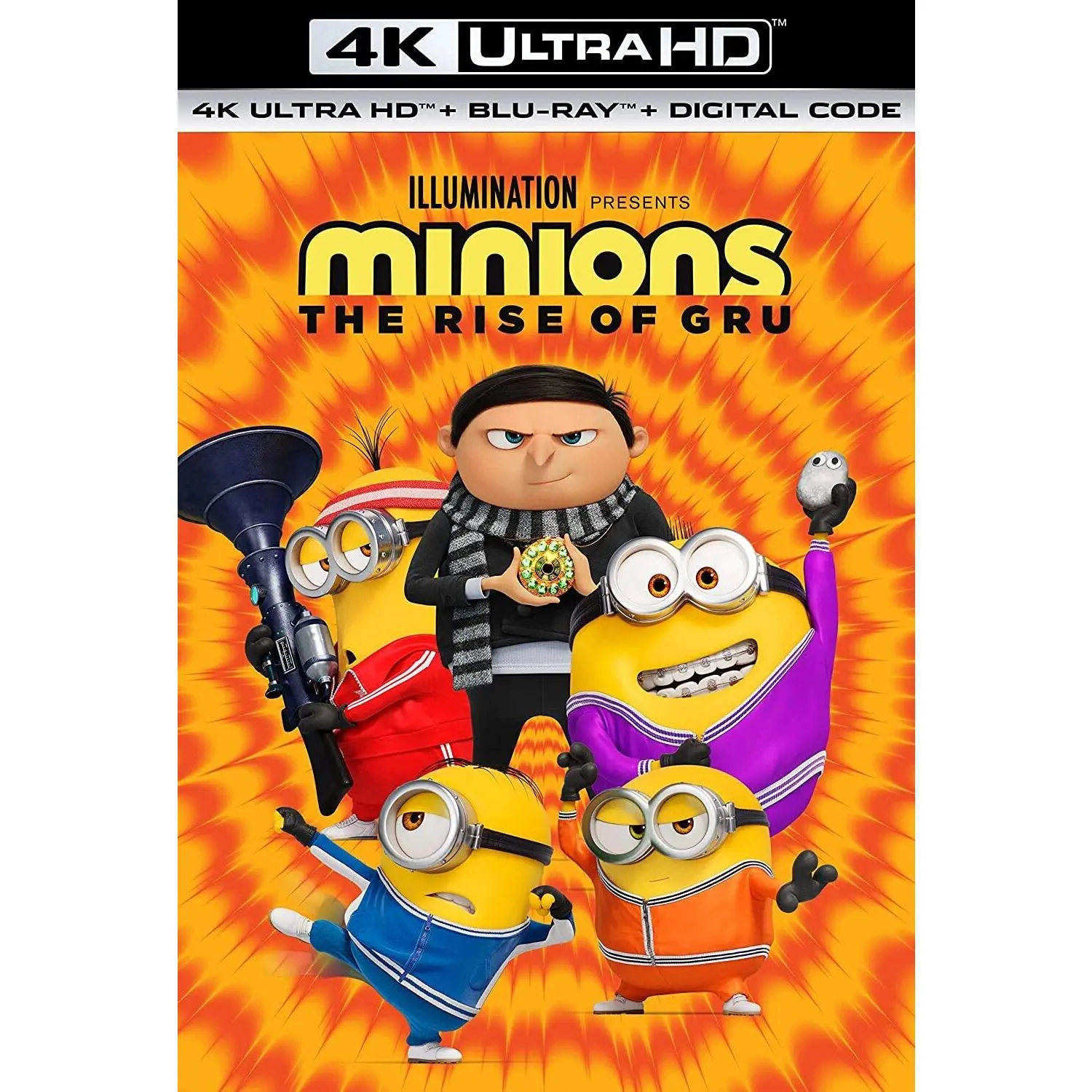 Minions: The Rise of Gru  [4K ULTRA HD BLU-RAY MOVIE] 4K Mastering, Eco Amaray Case