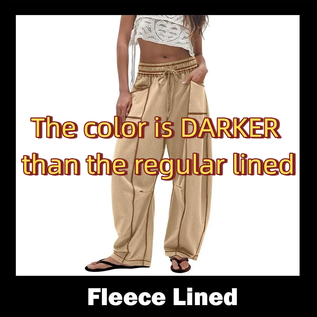 Fleeced-Khaki