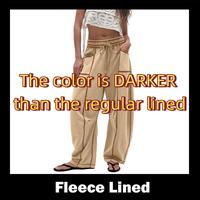 Fleeced-Khaki