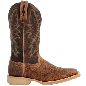 Durango Mens Pro Lite Rustic Embroidered Square Toe  Casual Boots Mid Calf - Brown