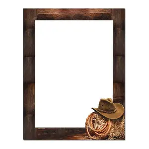 Cowboy Letterhead Laser & Inkjet Printer Paper - 8.5"x11" - 25 Sheets (olh68825)
