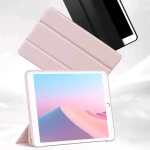 Silicone Full Cover Protective Case for iPad 9/8/7 Gen 10.2 Inch, Lightweight Soft Tpu Back Cover with Auto Wake/sleep & Stand Function, Tablet Cover