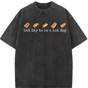 Hot Dog Shirt, Comfort Colors, Bad Day to Be a Hotdog, Funny Retro Hotdog, Women's 4th of July Shirt, Memorial Day Shirt, Labor Day Shirt