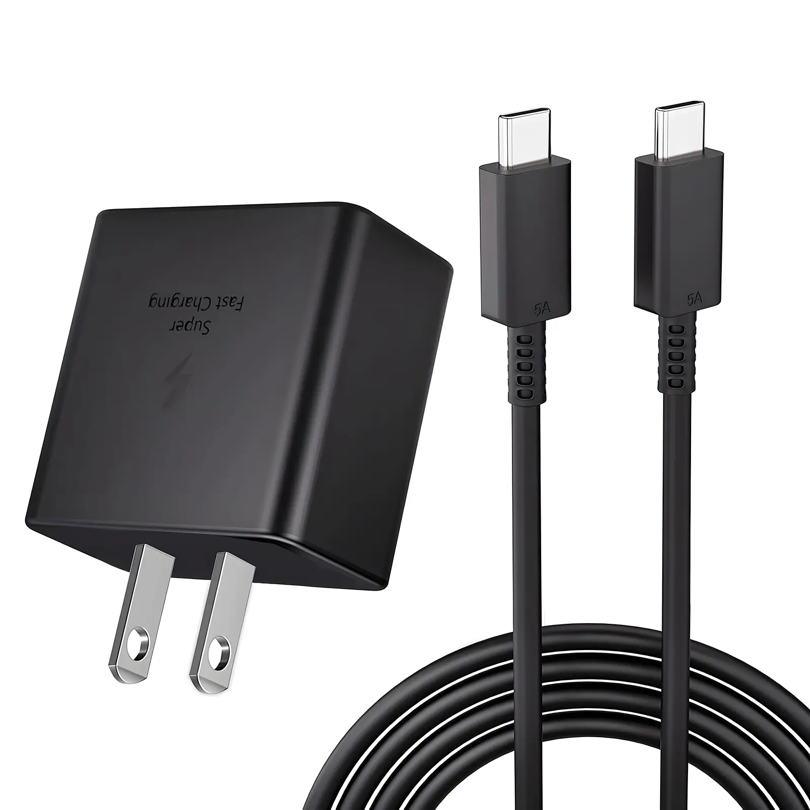 45W Super Fast Charger with 6FT Fast Charging Data Cable, USB C Super Fast Power Adapter for Samsung Galaxy S25/S24/S23/S22/Note 20 Ultra, Electronic