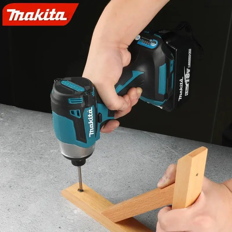 Makita Lithium Screwdriver New Dtd173 Impact Set Household Electric Hand Drill tool kit set folding  knife sharp blade cot guest bed cot guest bed