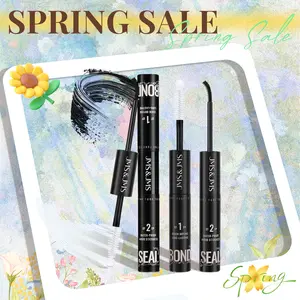 2 in 1 Lash Bond&Seal l JMS&JMS Waterproof Black Eyelash Glue,Survive Showers Swims,Stronghold,Quick-Drying Easy to Remove&No Residue Long Lasting Sleep-proof,Lock Eye Makeup