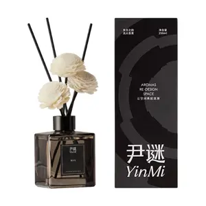 Yinmi Oriental Elegance Reed Diffuser - Long Lasting Home Fragrance with British Pear & Freesia Scent, Home Decor Accent