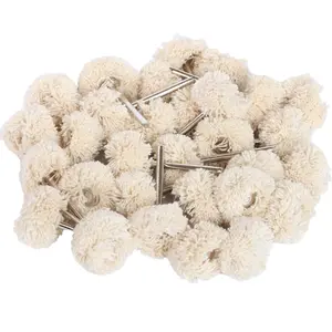 30pcs Cotton Polishing Buffing Wheel for Rotary Tool Polising Kit - Polishing Wheel or Silver Polish Wheel - Watch Polishing Kit - Jewelry Polishing Kit (Thread)