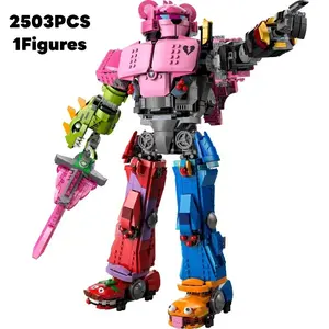 New 2503pcs Building Blocks Fortress Night Mech 77078, Action Robot Model Toy for Kids and Adults, Birthday Gift for Boys and Girls
