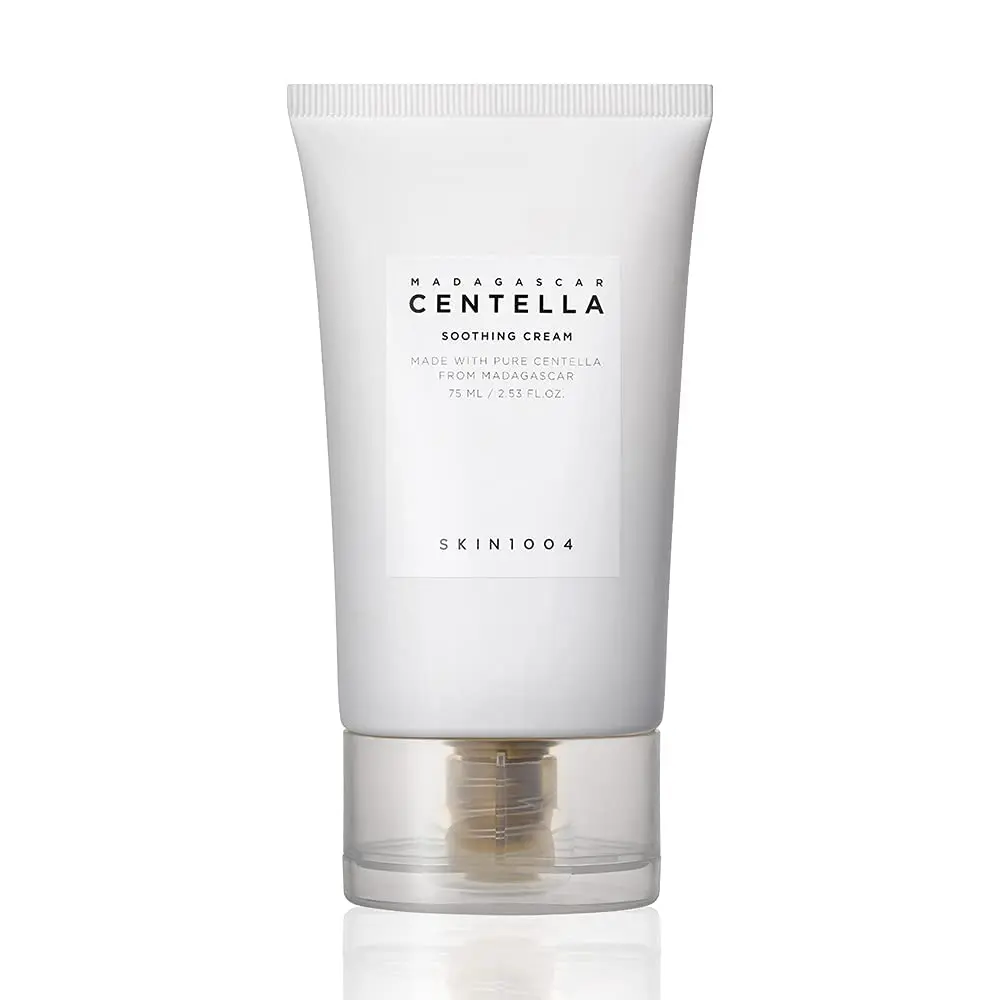 SKIN1004 Madagascar Centella Soothing Cream 75ml - Quadruple Ceramide Complex, Strengthens Skin Barrier, Hydrates and Smooths Sensitive Skin