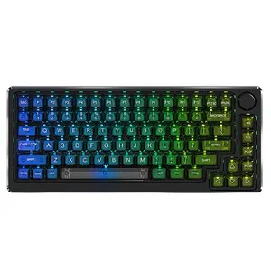 Glacier 83 Keys Wireless Mechanical Keyboard with Transparent Keycaps