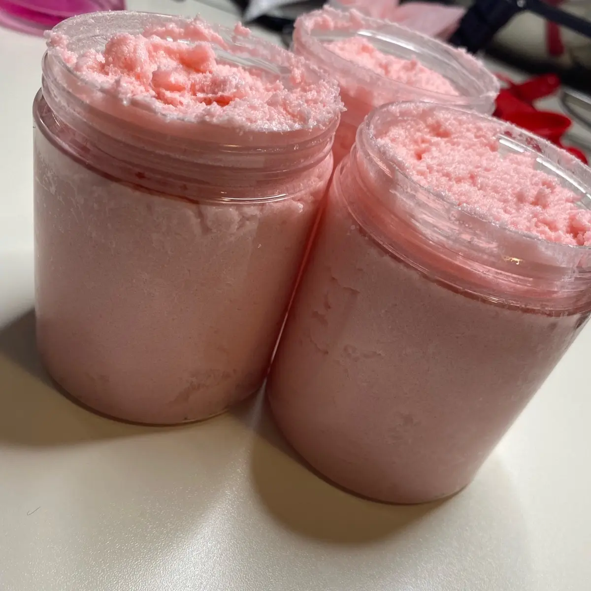 Foaming Strawberry Sugar Scrub