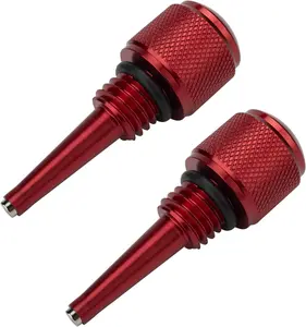 2Pcs Replacement Magnetic Dipstick for Inverter Generators, Compatible with Predator, Wen, Yamaha (Red)
