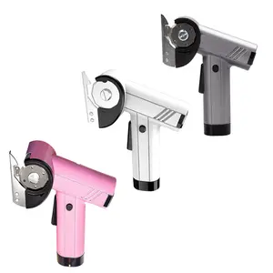 Wireless electric scissors, portable cutter, 4-speed adjustment / powerful rotating box-type scissors (equipped with 3 blades, suitable for fabrics, carpets, leather, cardboard, office supplies, handicrafts, sewing tools, making it a great gift choice)