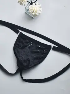 Men's High Elasticity Striped Underwear, Slim-Fitting Contrast Binding Design, Trendy Youth Innerwear for All Seasons