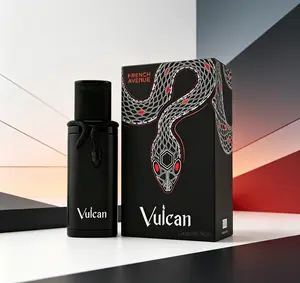 Fragrance World French Avenue Vulcan Black EDP 100ml Bold Elegant Masculine Scent Deep Rich Layered Aroma Long Lasting Premium Stylish Men Perfume For Business Casual Daily Party Wear