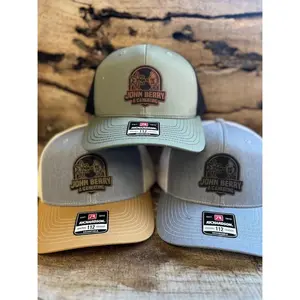 Richardson 112 Mesh Back Trucker Hat | Leather Patch Hat