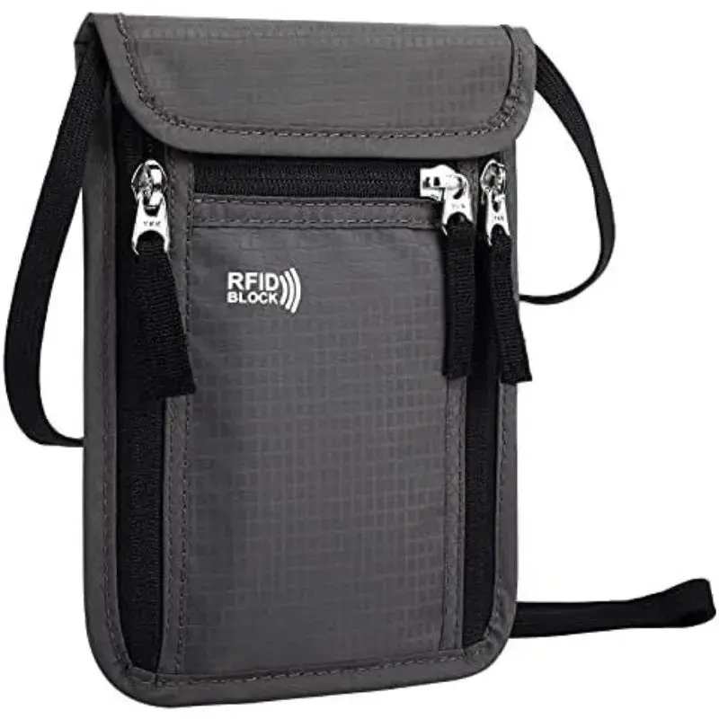 The SafePassage RFID Blocking Travel Neck Wallet & Passport Organizer