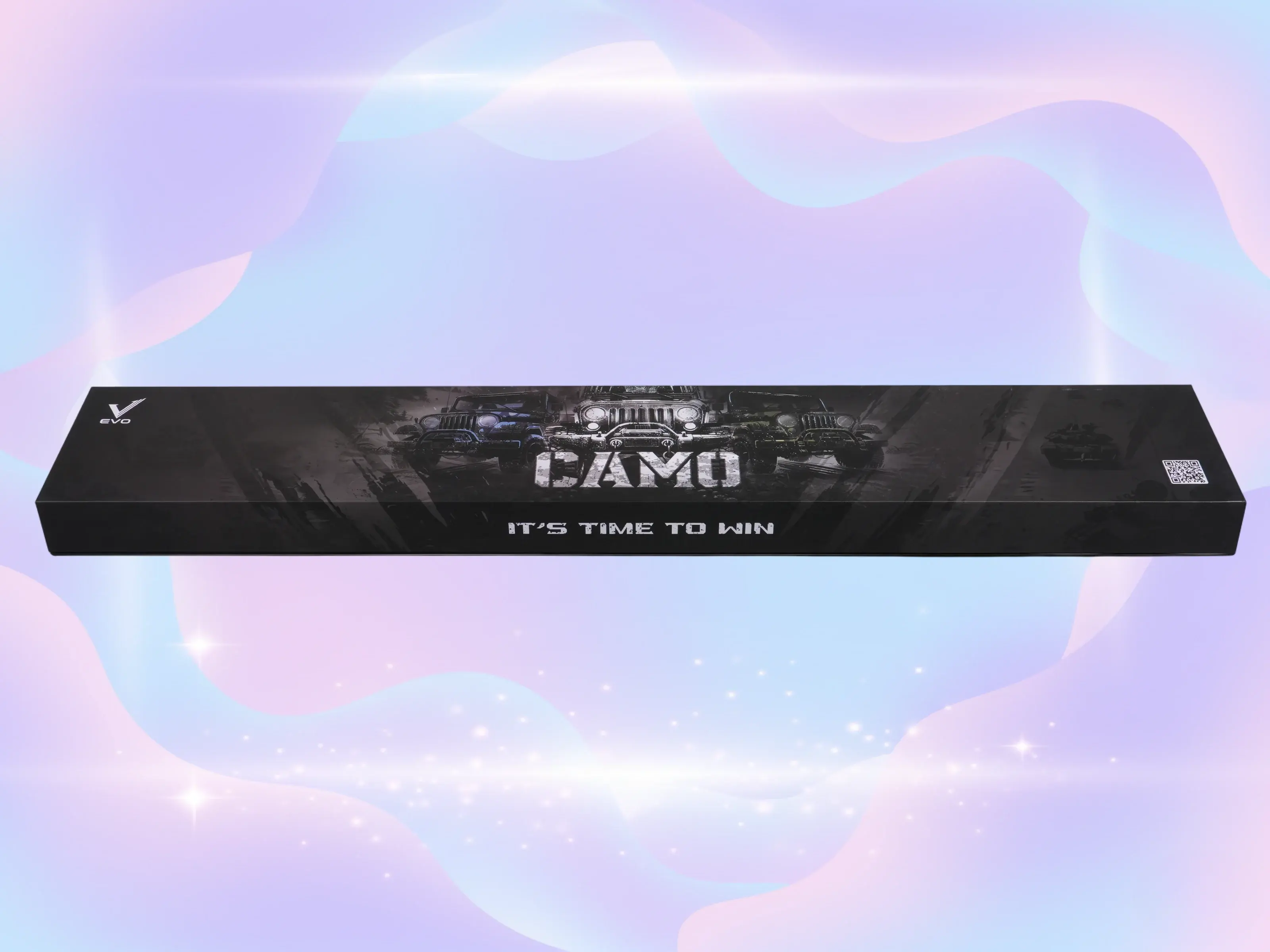 EVO CAMO Maxbing Edition — Ghost | Tactical Pool Cue Kit, 29" Fiberglass Shaft, 12.5 mm TIME 3 Tip, Carbon/Glass Butt, 19–19.5 oz, 6" Extension, Glove & Chalk