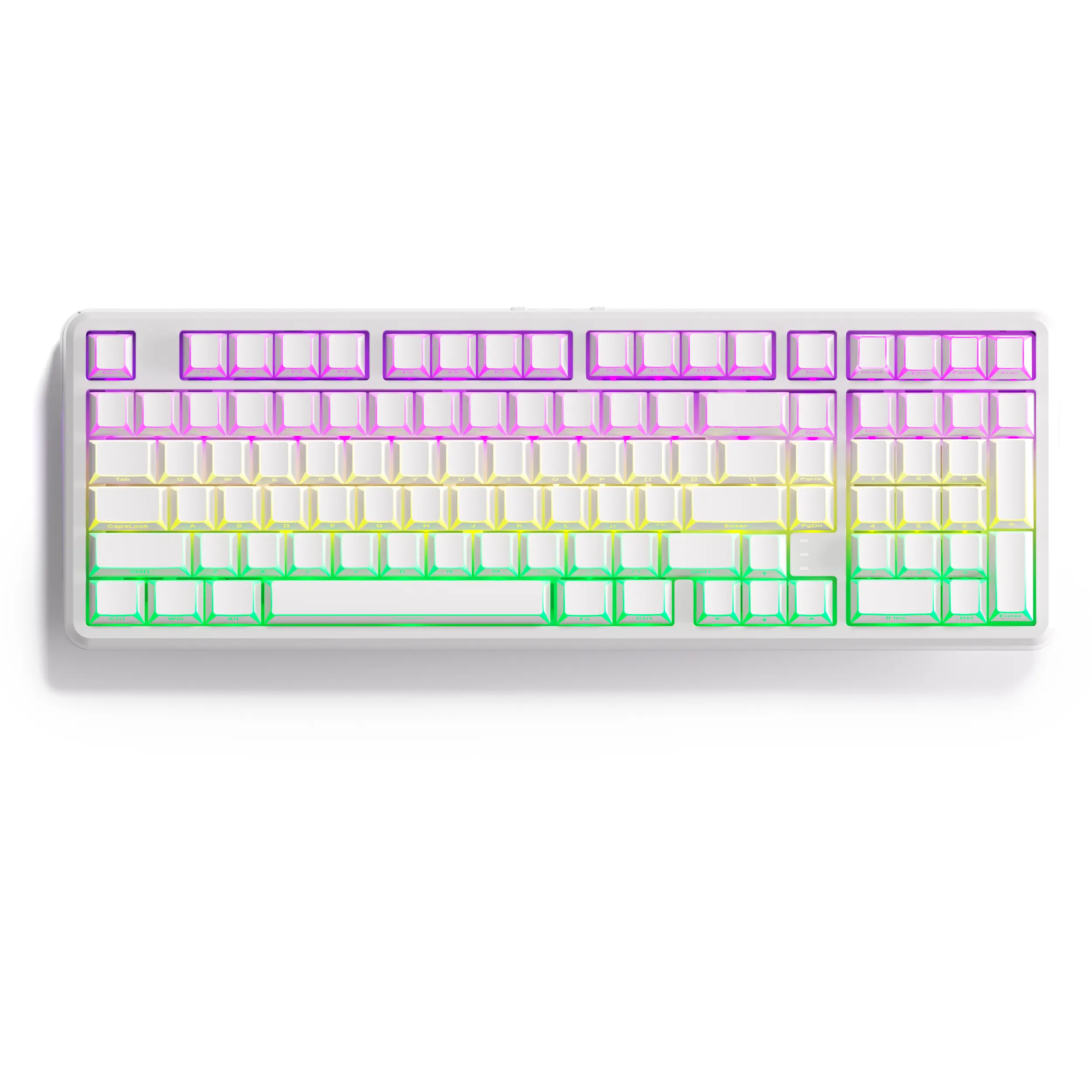 XVX M98 Tri-Mode Wireless Mechanical Keyboard, 98% Hot Swappable Custom Creamy Keyboard Gaming Keyboard, Office keyboard, RGB Backlit