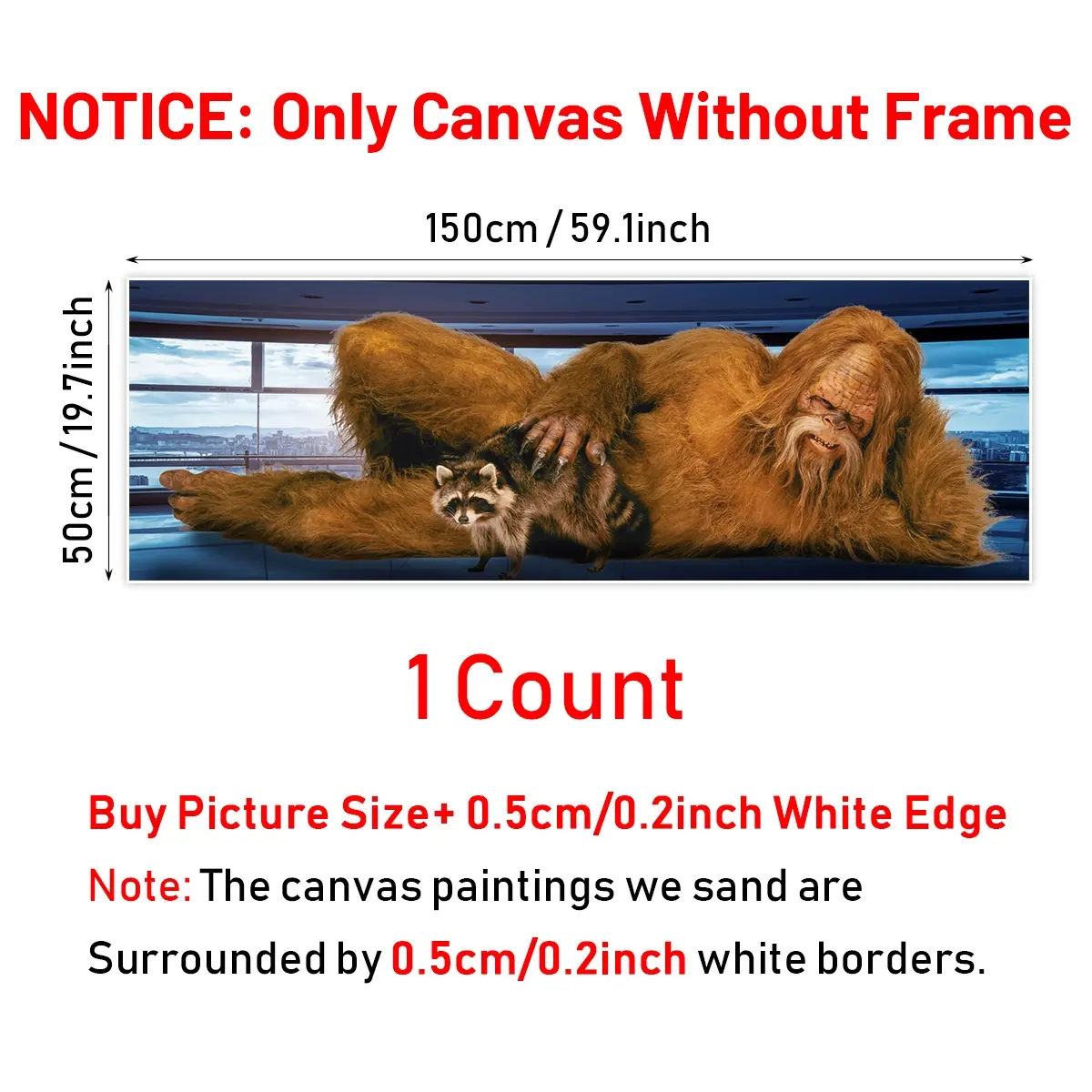 19.7x59.1in(Unframed)-S