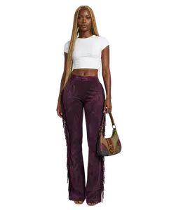Fringe Detailed Pants