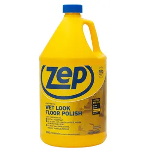 Zep Wet-Look Floor Polish - 1 Gallon ZUWLFF128 - Long Lasting Shine Liquid Formula for New Look Same Formula Appearance