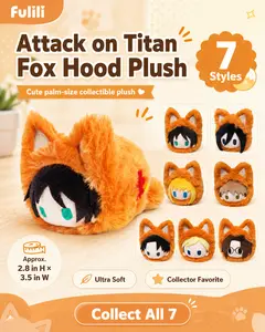 Attack on Titan - Autumn Fox Plush Anime Collectible Blind Box Plush Animal Themed