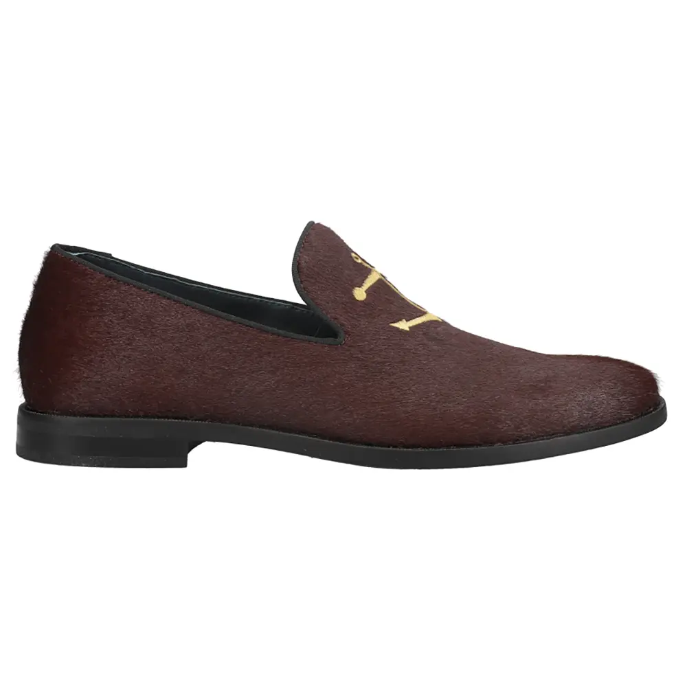 Sperry Mens Overlook Smoking Slip On Plain Toe Dress Dress Shoes - Brown