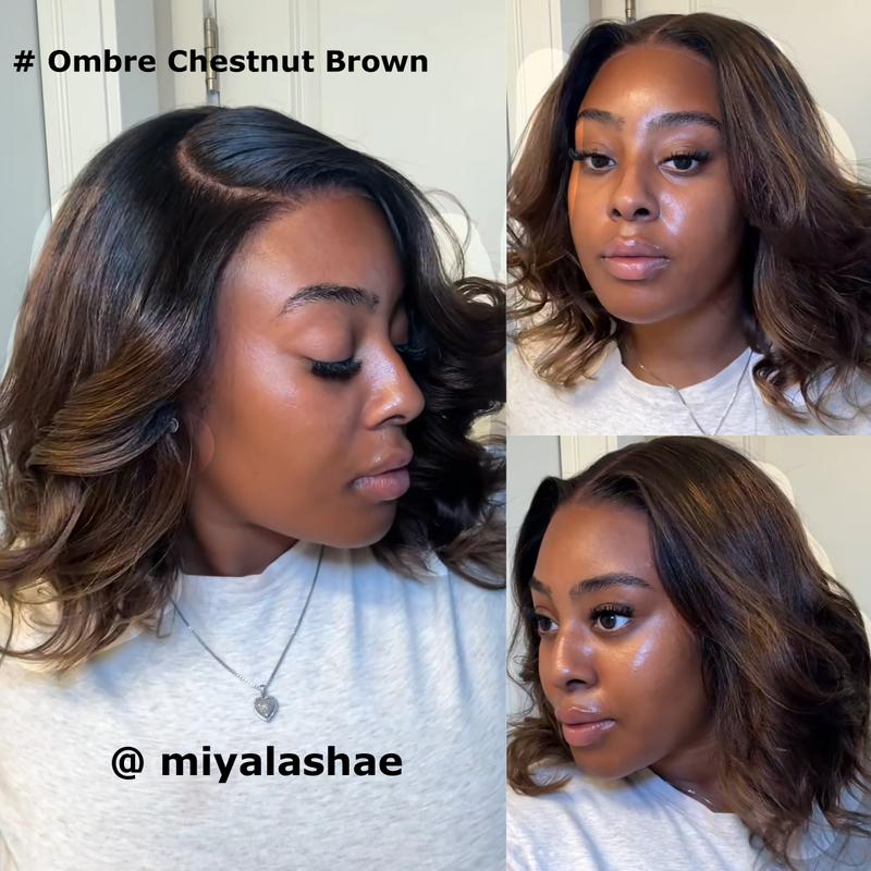 UNice Glueless Yaki Straight Short Bob Wig Pre-cut 7x5 HD Lace Human Hair Wigs with Bleached Knots Beginner Friendly Natural Hairline ##tiktokshopjumpstartsale