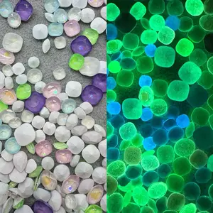 Luminous Rhinestone Mix Glow in dark crystal Multiple sizes and colors Mocha crystal for nail art and diy