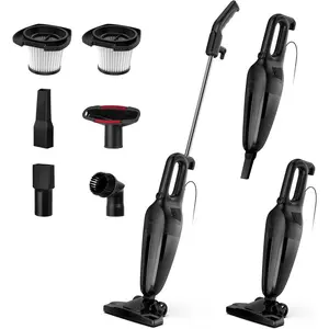 Lightweight Corded Stick Vacuum, High Suction Bagless Small Vacuum Cleaner for Carpet Hardwood Floor , Portable Handheld Vacuum for  RV Apartment Stairs Sofa