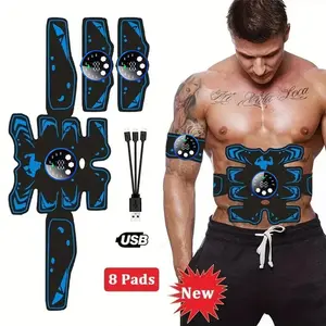 Smart Abdominal Muscle Exerciser, 1 Set Wireless Abdominal Muscle Strength Trainer, Abdominal/Arm/Leg Muscle Strength Training Set