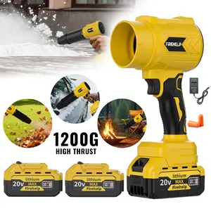 FIREHELP 1200G Turbo Jet Blower,Leaf Blower, Violent Turbo Fan, Pure Copper Motor,Car Drying After Wash, Handheld Snow Blower,Cordless Turbo Power Air Duster,Home Improve,Garden Mainte Holiday gifts