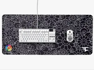 Takashi Murakami x FaZe Clan Mousepad 2XL Black