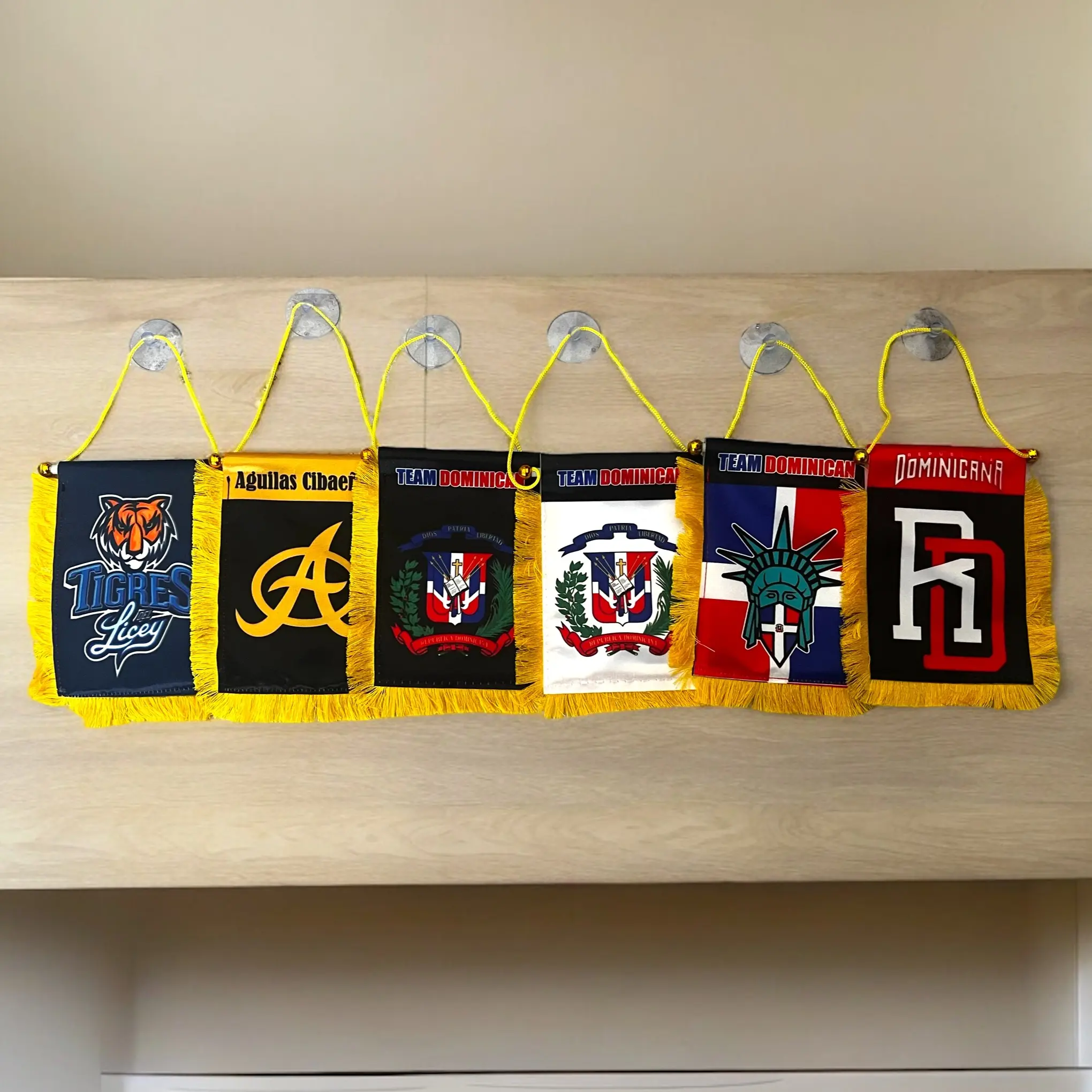 Dominican Car Flags