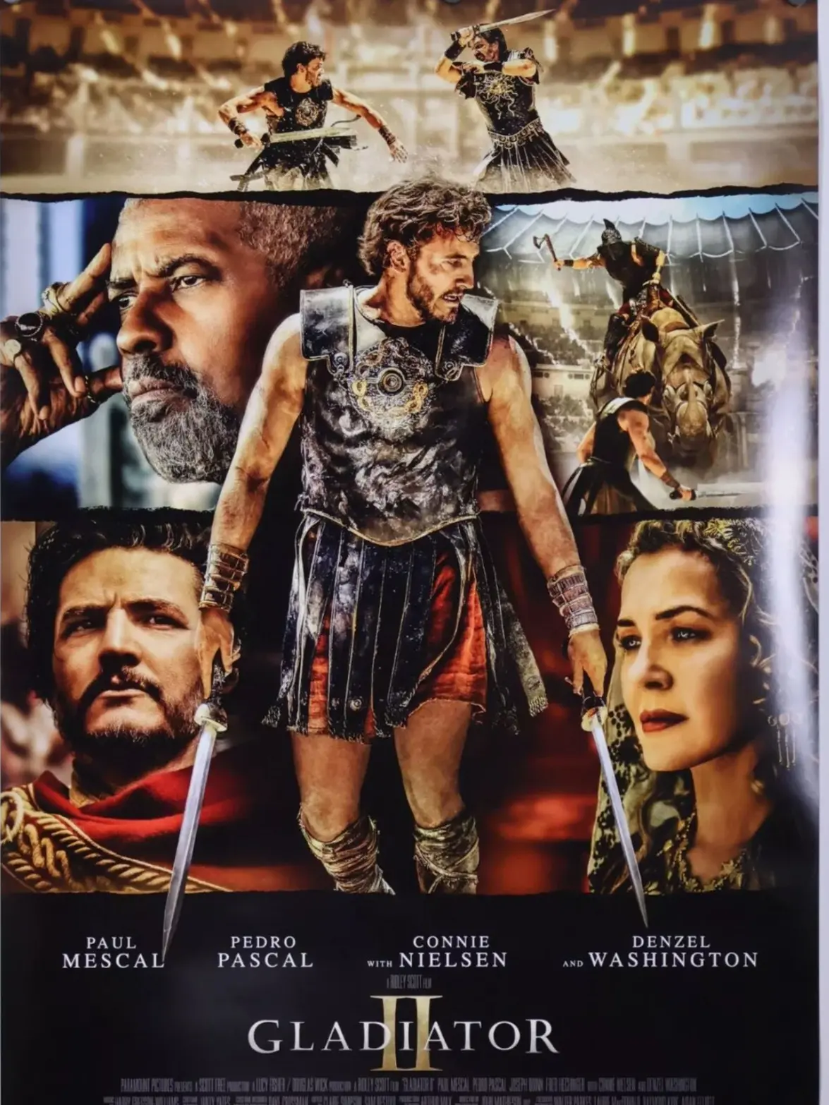 Gladiator 2 II - original DS movie poster - 27x40 D/S 2024 US Final GEM MINT