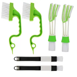 Hand-held Groove Gap Cleaning Tools Door Window Track Kitchen Cleaning Brushes (6 Pcs)