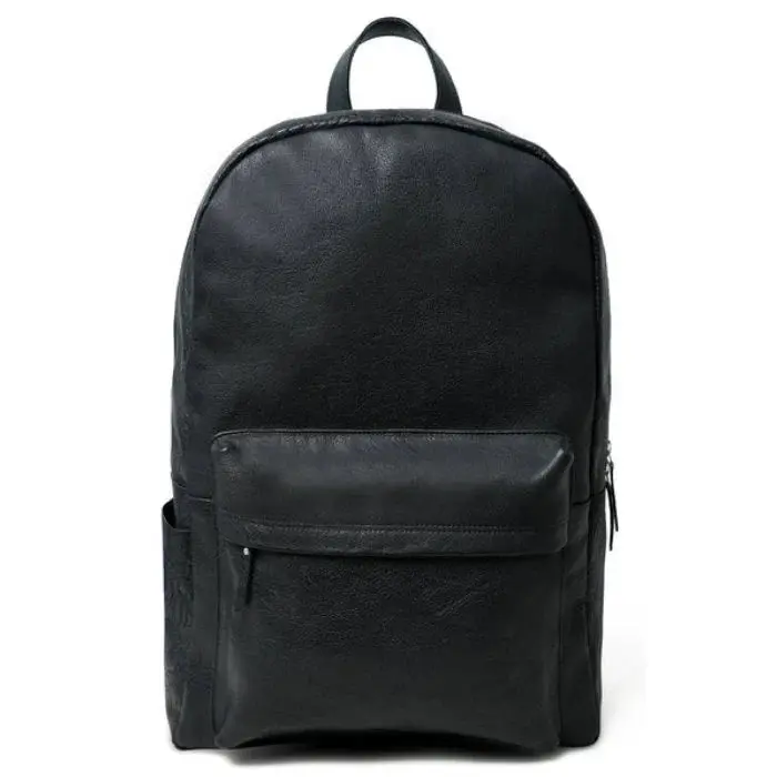 NoirTrek Leather Backpack