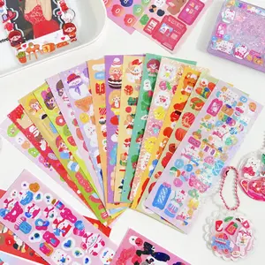 【Buy 1 Get 1 FREE】200+ Designs  Holographic Sticker Pack | 20 Sheets, Random No-Duplicate Cute Aesthetic Stickers for Journaling, Scrapbooking & DIY Decor
