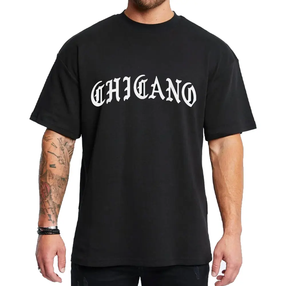 El Chicano Clothing, Mexican Clothes, Chicano Typography Lowrider Clothes, Oversized Graphic Tee Medium Heavy Sweatshirt Hoodie for Men & Women Full size S-5XL