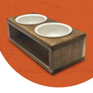 Stainless Steel Cat Bowl with Neck Support, Single/dual Bowls for Dogs & Cats, Durable Pet Feeding Solution, Ideal for Daily Use