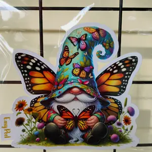 Butterfly Gnome Sticker Decal