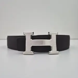Pre-owned Hermes Men's H Reversible leather Belt 32 mm Size 95