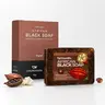 ChurchWin African Black Soap Cleansing Bar - Traditional West African Foam-Boosting Natural Daily Beauty Product, Non-Toxic Cleanser with Shea Butter & Cocoa Pod Ash, Acne Treatment for All Skin Types (Single Item)