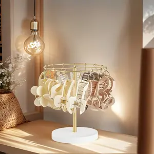 Metal Hair Clip Holder Display Stand, Girls' Hair Claw Clips Organizer, Hair Accessory Organizer, Room Storage Desktop Decoration, Metal Rack for Headwear