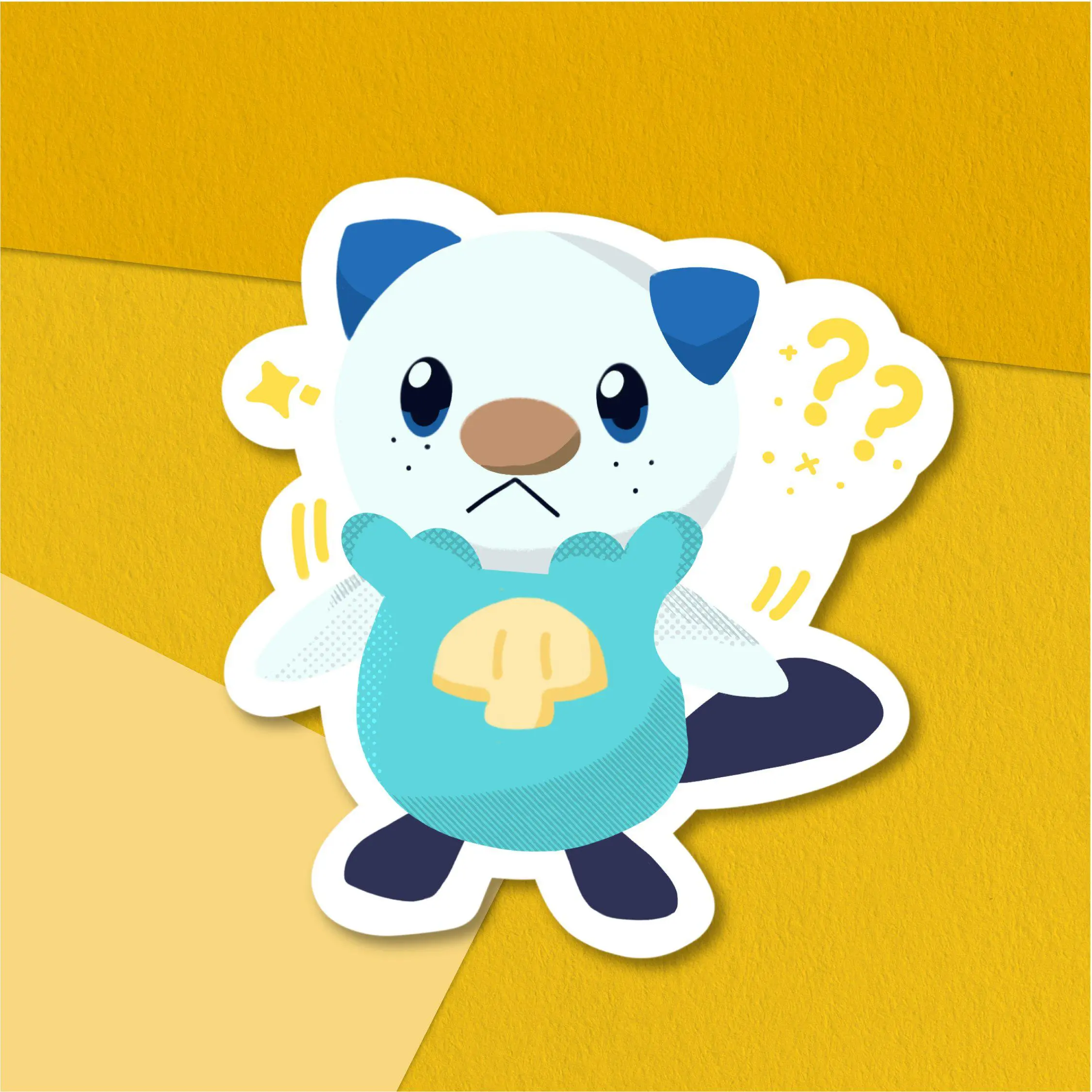 Oshawott Sticker | Pokemon Glossy Sticker